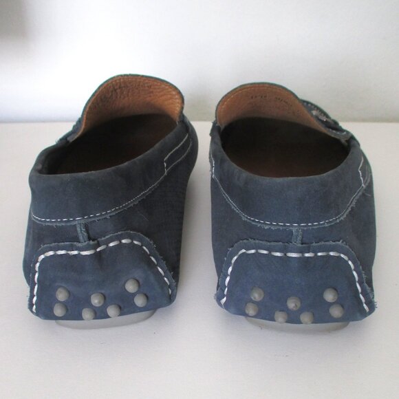 Wallin & Bros. Mens Bluish Gray Perforated Suede Driving Moccasin - Size 10.5M - Picture 8 of 9